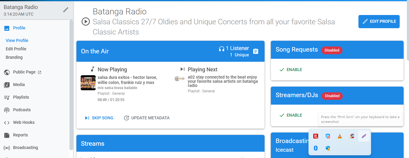 Internet Customized Radio Station