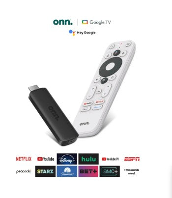 onn. Google TV Full HD Streaming Device -Free Shipping Included